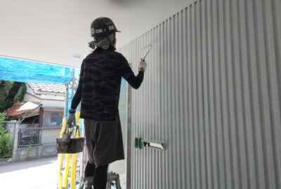 中央区屋根外壁塗装工事