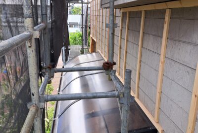 長岡市サイディングカバーリング工事