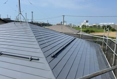 三条市上須頃屋根、外壁塗装