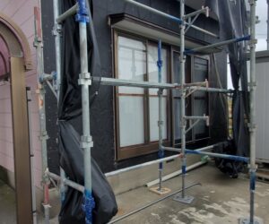 新潟市江南区曙町 外壁張替工事(一部)