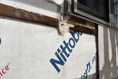 江南区木津石井邸　外壁張替え