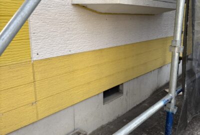三条市東三条 外壁張替、塗装、破風板金工事