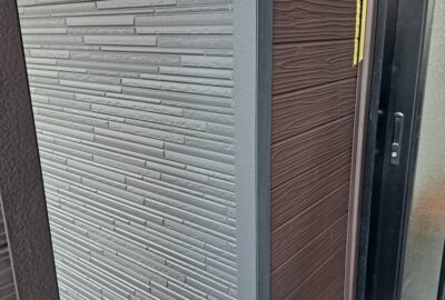 北区葛塚、サイディングカバーリング工事