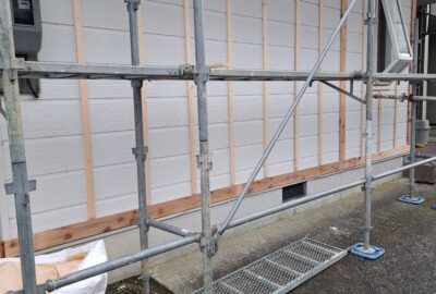 三条市下坂井、サイディングカバーリング工事