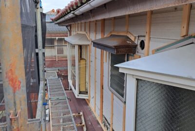 三条市下坂井、サイディングカバーリング工事