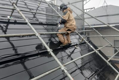 北区嘉山屋根、外壁塗装